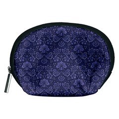 Damask Purple Accessory Pouches (medium)  by snowwhitegirl