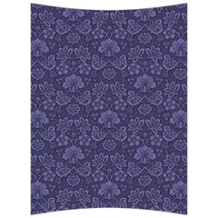 Damask Purple Back Support Cushion