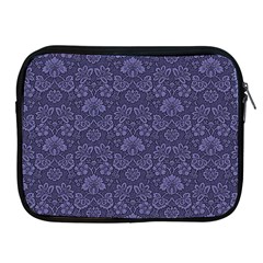 Damask Purple Apple Ipad 2/3/4 Zipper Cases by snowwhitegirl