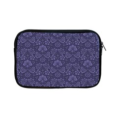 Damask Purple Apple Ipad Mini Zipper Cases by snowwhitegirl