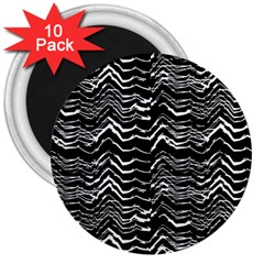 Dark Abstract Pattern 3  Magnets (10 Pack)  by dflcprints