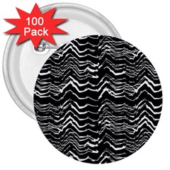 Dark Abstract Pattern 3  Buttons (100 Pack)  by dflcprints