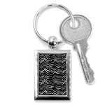 Dark Abstract Pattern Key Chains (Rectangle)  Front