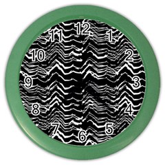 Dark Abstract Pattern Color Wall Clocks by dflcprints