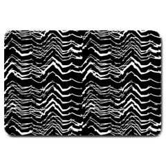 Dark Abstract Pattern Large Doormat  by dflcprints