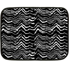 Dark Abstract Pattern Double Sided Fleece Blanket (mini)  by dflcprints