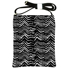 Dark Abstract Pattern Shoulder Sling Bags by dflcprints