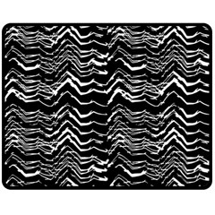 Dark Abstract Pattern Double Sided Fleece Blanket (medium)  by dflcprints