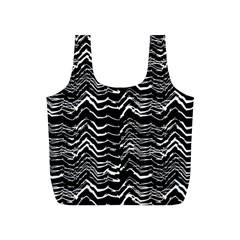 Dark Abstract Pattern Full Print Recycle Bags (s)  by dflcprints