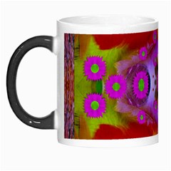 Shimmering Pond With Lotus Bloom Morph Mugs by pepitasart