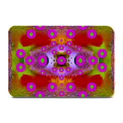 Shimmering Pond With Lotus Bloom Plate Mats by pepitasart