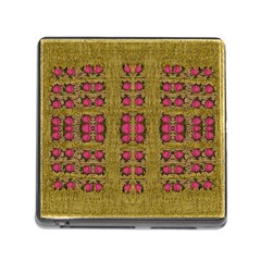 Bloom In Gold Shine And You Shall Be Strong Memory Card Reader (square) by pepitasart