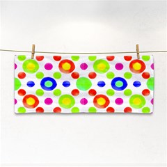 Multicolored Circles Motif Pattern Cosmetic Storage Cases by dflcprints