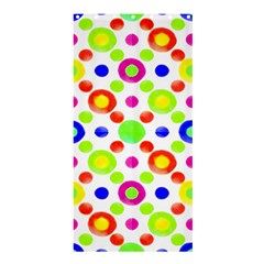 Multicolored Circles Motif Pattern Shower Curtain 36  X 72  (stall)  by dflcprints