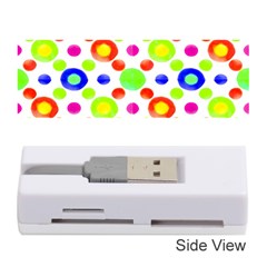 Multicolored Circles Motif Pattern Memory Card Reader (stick)  by dflcprints