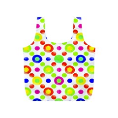 Multicolored Circles Motif Pattern Full Print Recycle Bags (s)  by dflcprints