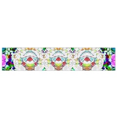 Nine Little Cartoon Dogs In The Green Grass Small Flano Scarf by pepitasart