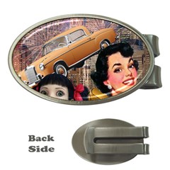 Out In The City Money Clips (oval)  by snowwhitegirl