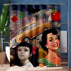 Out In The City Shower Curtain 60  X 72  (medium)  by snowwhitegirl