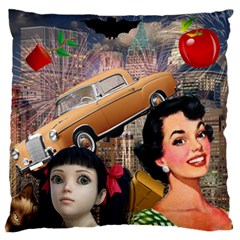 Out In The City Standard Flano Cushion Case (one Side) by snowwhitegirl