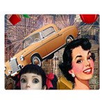 Out In The City Double Sided Flano Blanket (Large)  Blanket Back