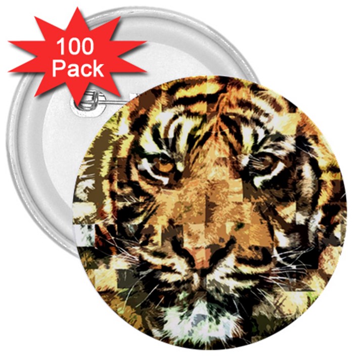 Tiger 1340039 3  Buttons (100 pack) 