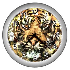 Tiger 1340039 Wall Clocks (silver)  by 1iconexpressions