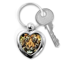 Tiger 1340039 Key Chains (heart)  by 1iconexpressions