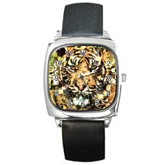 Tiger 1340039 Square Metal Watch by 1iconexpressions