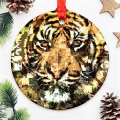 Tiger 1340039 Round Ornament (two Sides)