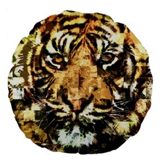 Tiger 1340039 Large 18  Premium Round Cushions by 1iconexpressions