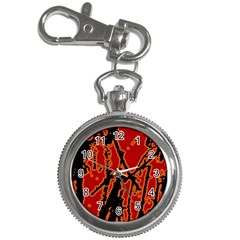 Vivid Abstract Grunge Texture Key Chain Watches by dflcprints