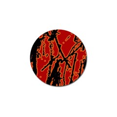 Vivid Abstract Grunge Texture Golf Ball Marker (10 Pack) by dflcprints