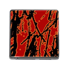 Vivid Abstract Grunge Texture Memory Card Reader (square) by dflcprints