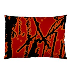 Vivid Abstract Grunge Texture Pillow Case (two Sides) by dflcprints