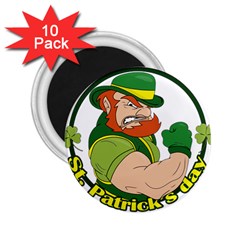 St  Patricks Day 2 25  Magnets (10 Pack)  by Valentinaart