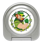 St. Patricks day Travel Alarm Clocks Front