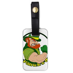 St  Patricks Day Luggage Tags (one Side)  by Valentinaart