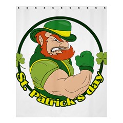 St  Patricks Day Shower Curtain 60  X 72  (medium)  by Valentinaart