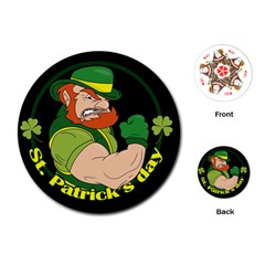 St  Patricks Day Playing Cards (round) 