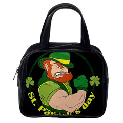 St  Patricks Day Classic Handbags (one Side) by Valentinaart