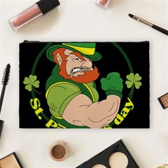 St  Patricks Day Cosmetic Bag (large)  by Valentinaart