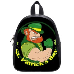 St  Patricks Day School Bag (small) by Valentinaart