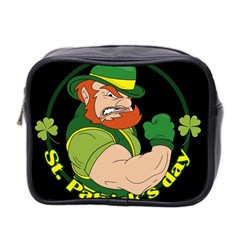 St  Patricks Day Mini Toiletries Bag 2-side by Valentinaart