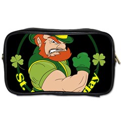 St  Patricks Day Toiletries Bags 2-side by Valentinaart