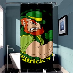 St  Patricks Day Shower Curtain 36  X 72  (stall)  by Valentinaart