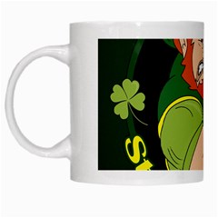 St  Patricks Day White Mugs by Valentinaart