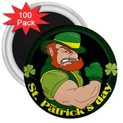 St  Patricks Day 3  Magnets (100 Pack) by Valentinaart