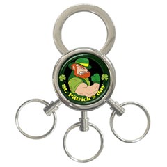 St  Patricks Day 3-ring Key Chains by Valentinaart