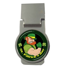 St  Patricks Day Money Clips (round)  by Valentinaart